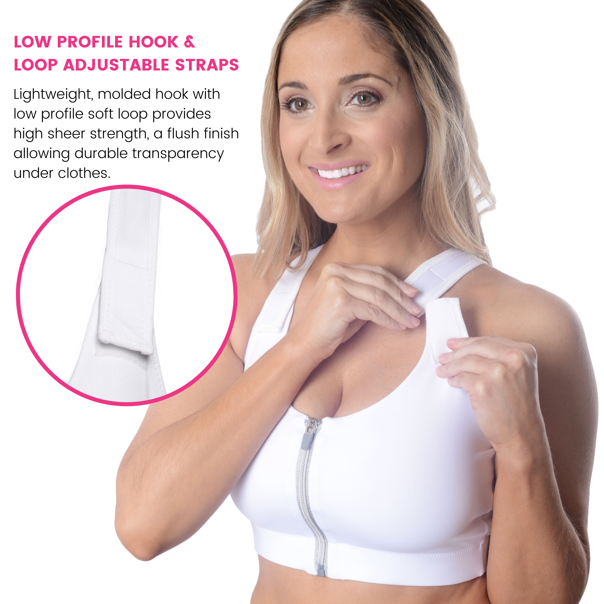 Medical Post-Op Comfort Bra - White and Black Bundle