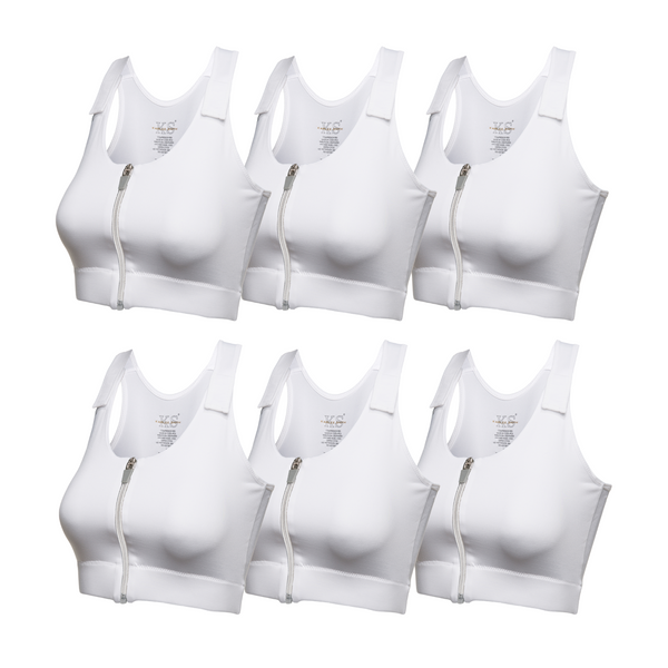 Medical Post-Op Comfort Bra - White Bundle