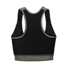Support Bra - Black & Silver