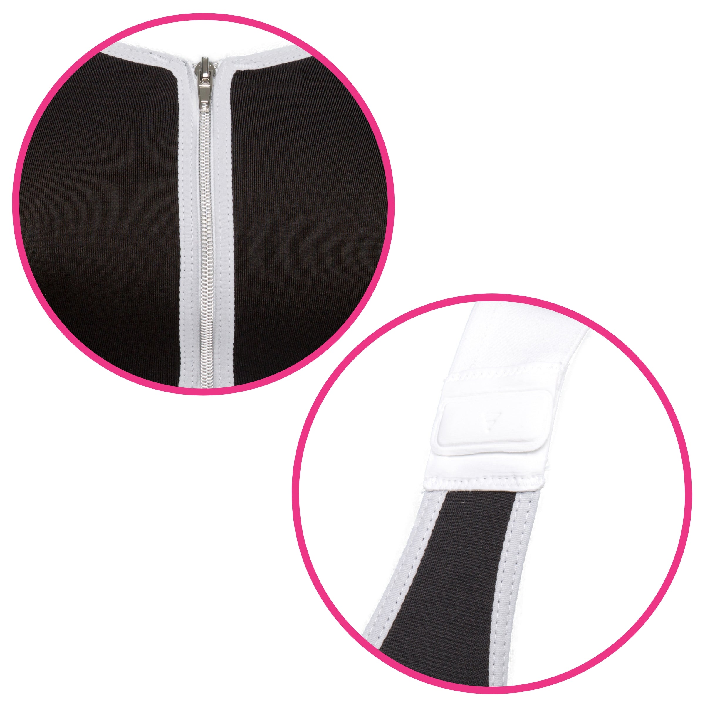 Surgical Support Snap Bra - Black