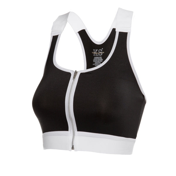 Surgical Support Snap Bra - Black