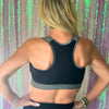 Support Bra - Black & Silver