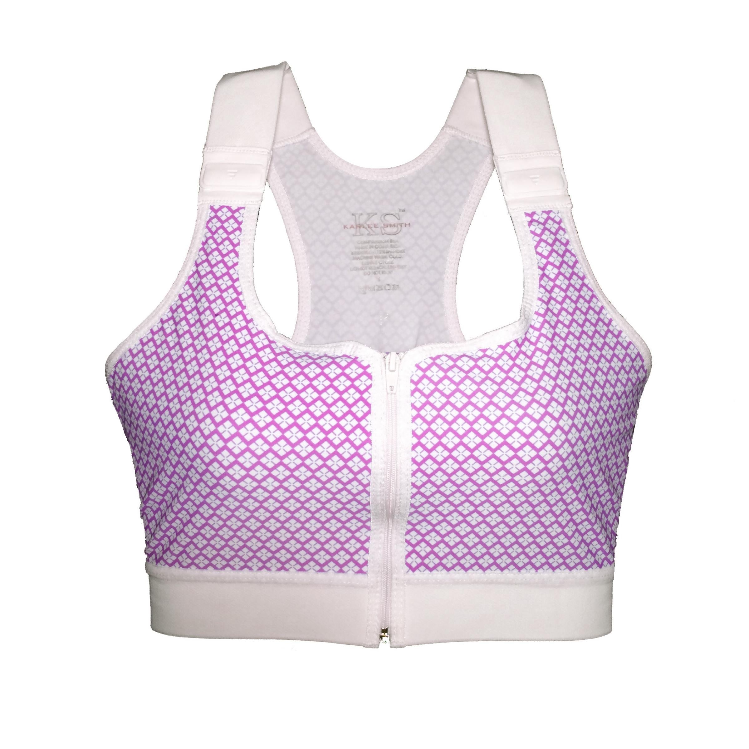 Padded Non Wired Sports Bra - Potent Purple