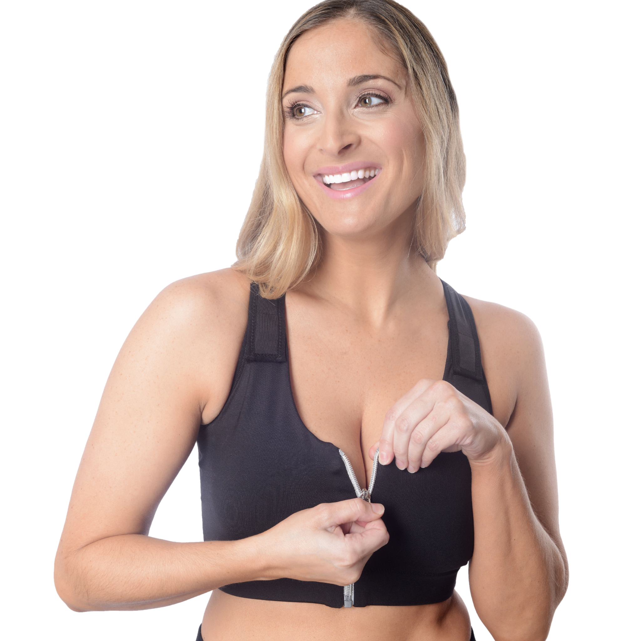 Medical Post-Op Comfort Bra - White and Black Bundle