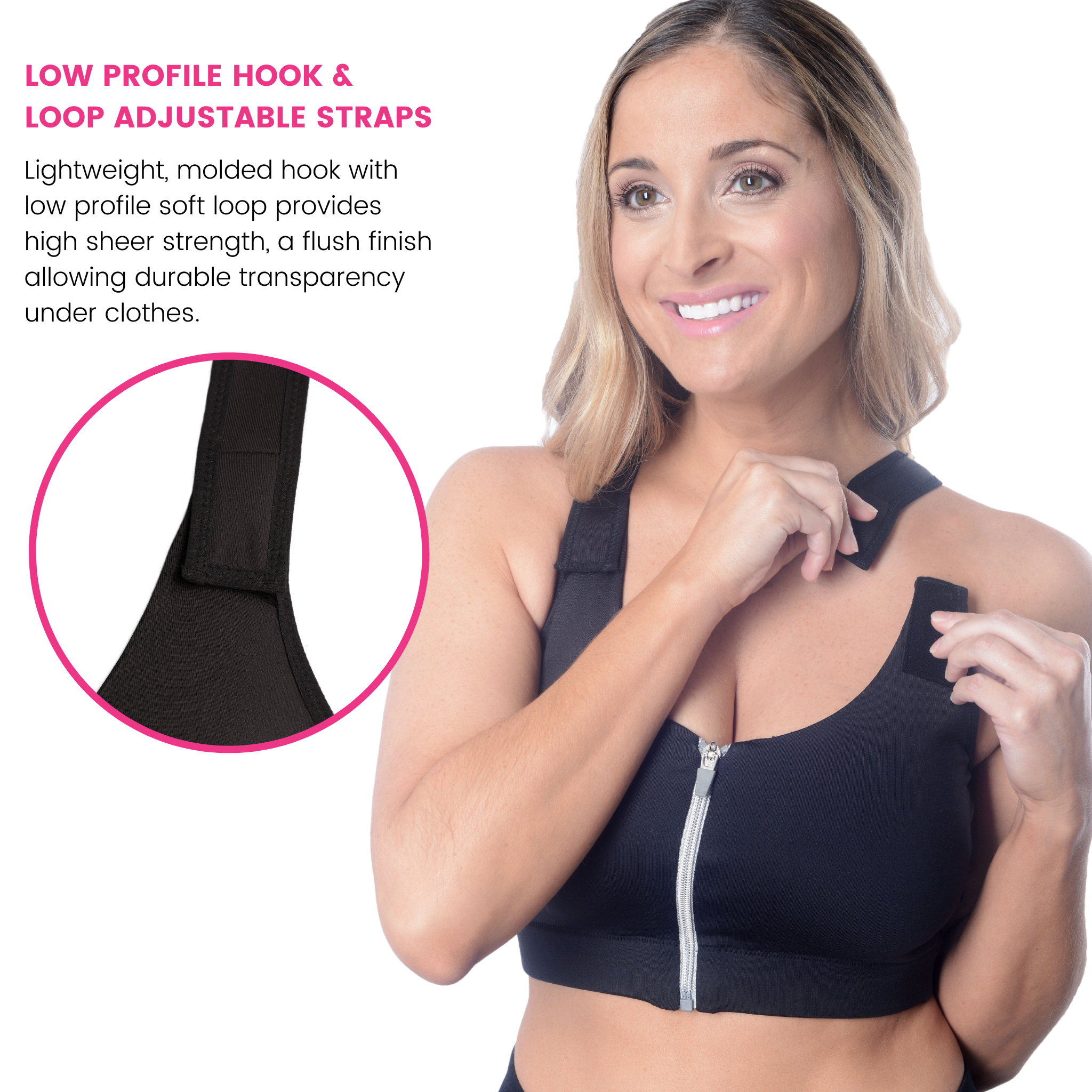 Medical Post-Op Comfort Bra - White and Black Bundle