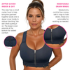 Mastectomy Front Closure Comfort Bra - Black