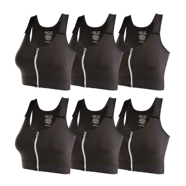 Medical Post-Op Comfort Bra - White and Black Bundle