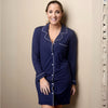Bamboo Long Sleeve Cozy Soft Pajama Recovery Night Shirt