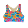 Compression Sports Bra - High Impact - Starfish Teal