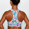 Compression Sports Bra - High Impact - Ocean Blue