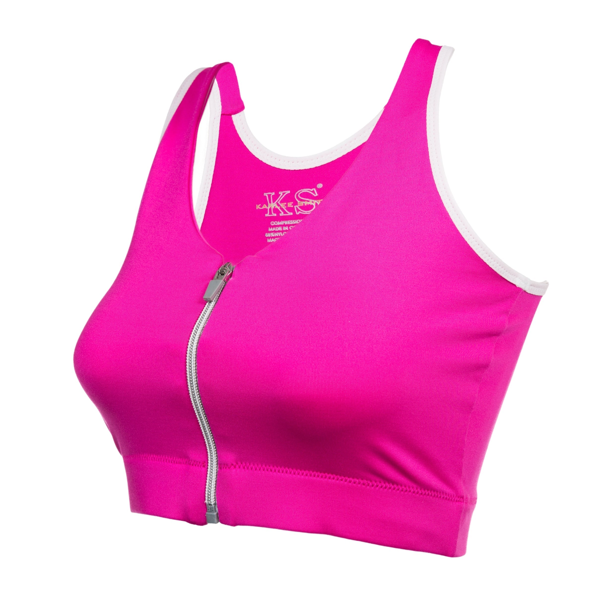 Medical Customized Post Op Bra - Hot Pink