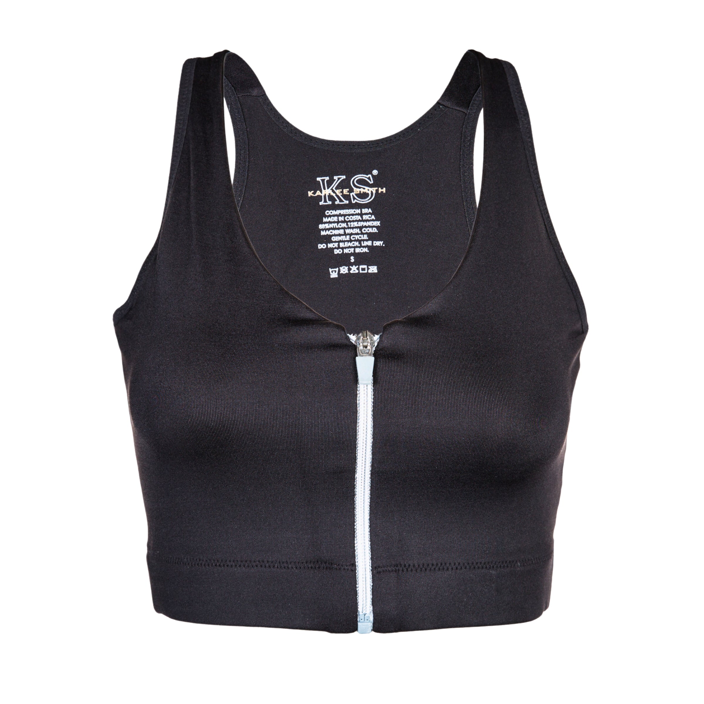 Karlee Smith - Sports Bra - front - Black