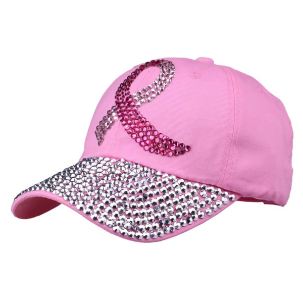 Breast Cancer Bling Hat