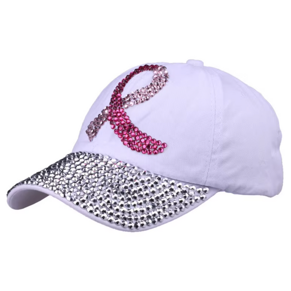 Breast Cancer Bling Hat