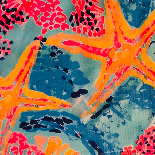 Compression Sports Bra - High Impact - Starfish Teal